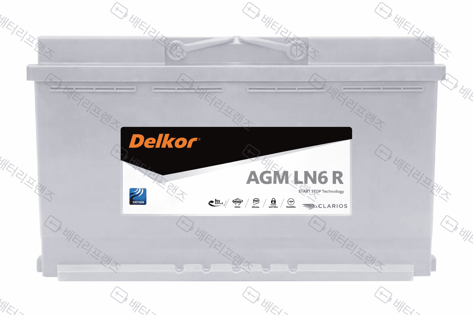 델코 Delkor AGM LN6 R(Silver) 자동차 배터리 차량용 자가교체 교체용