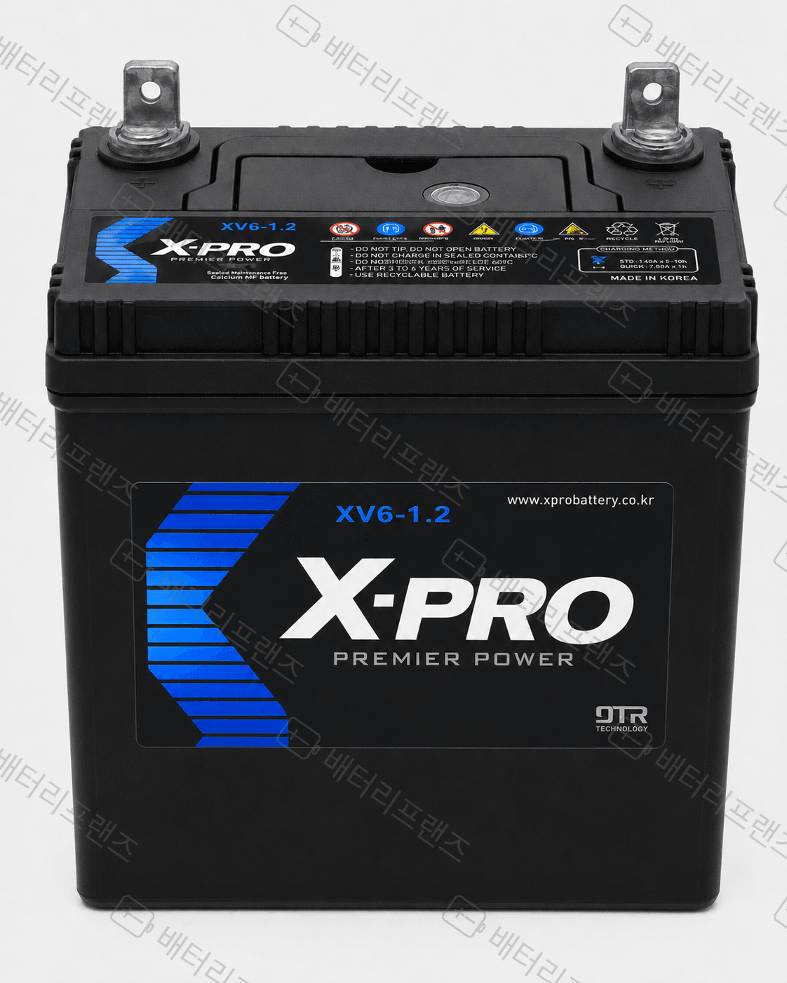 엑스프로 XV6-1.2 6V 1.2Ah 산업용 배터리 UPS 비상전원용