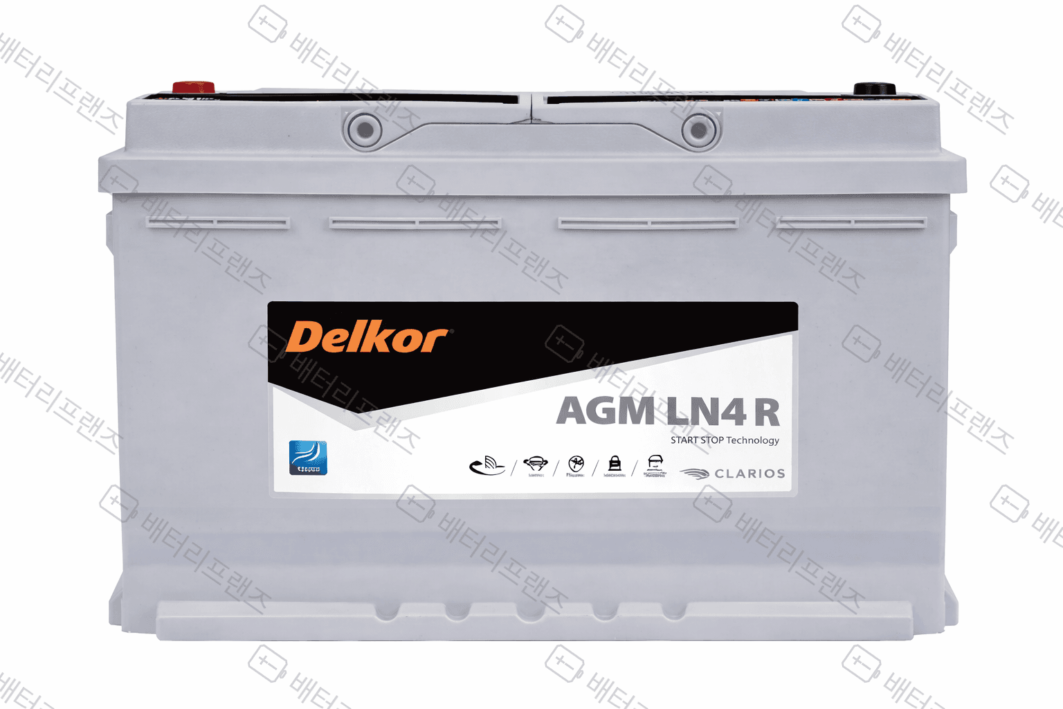 델코 Delkor AGM LN4 R(Silver) 자동차 배터리 차량용 자가교체 교체용