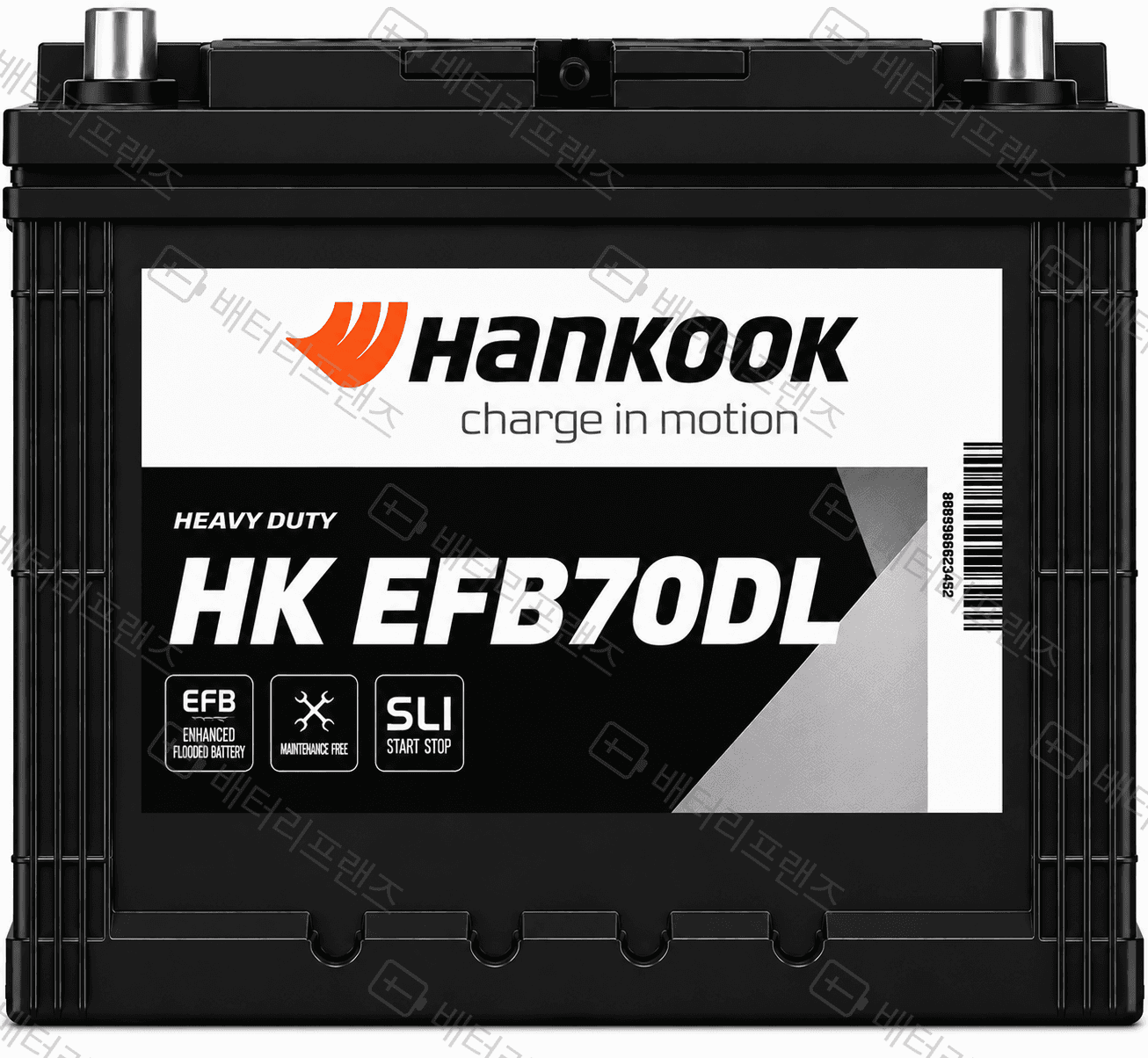 한국앤컴퍼니 HK EFB70DL 자동차 배터리 차량용 자가교체 교체용