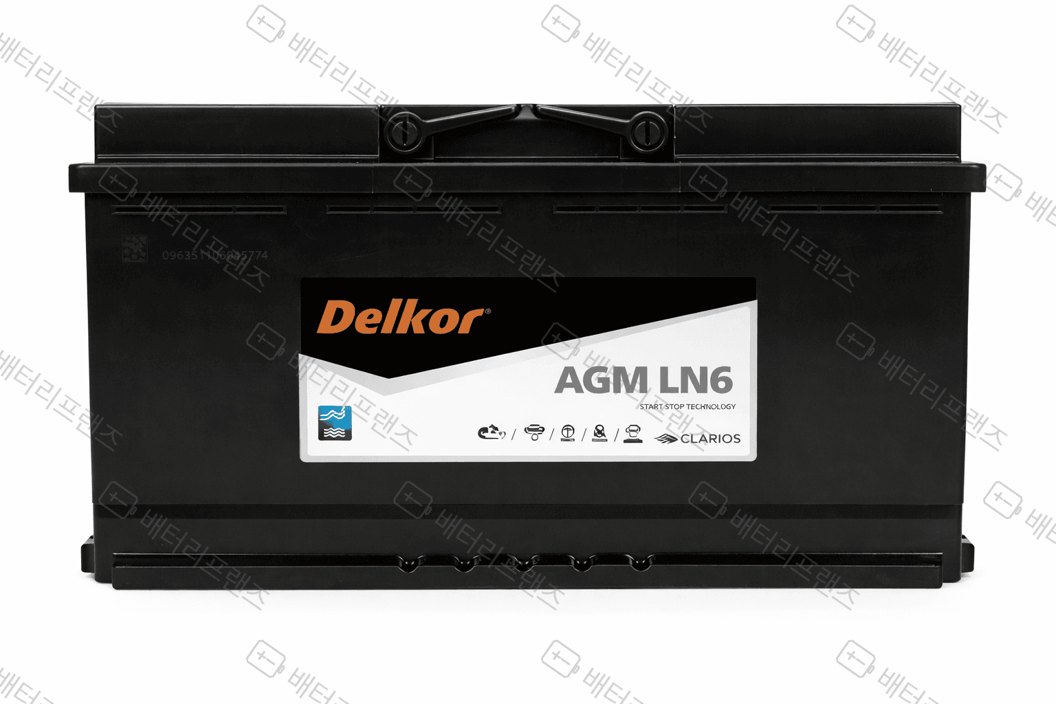 델코 Delkor AGM LN6(Black) 자동차 배터리 차량용 자가교체 교체용