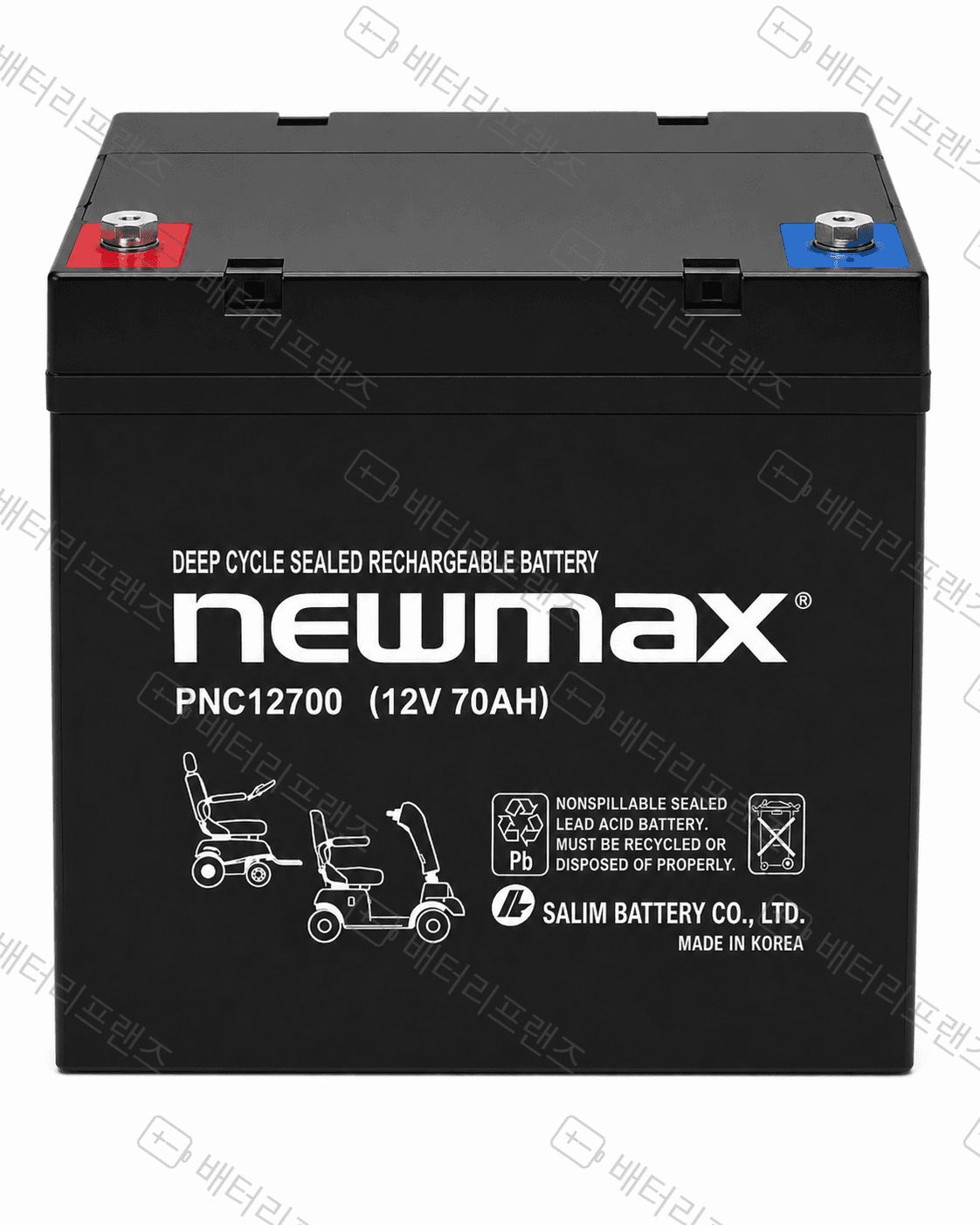 대진전지 뉴맥스 PNC12700 12V 70Ah 산업용 배터리 UPS 비상전원용