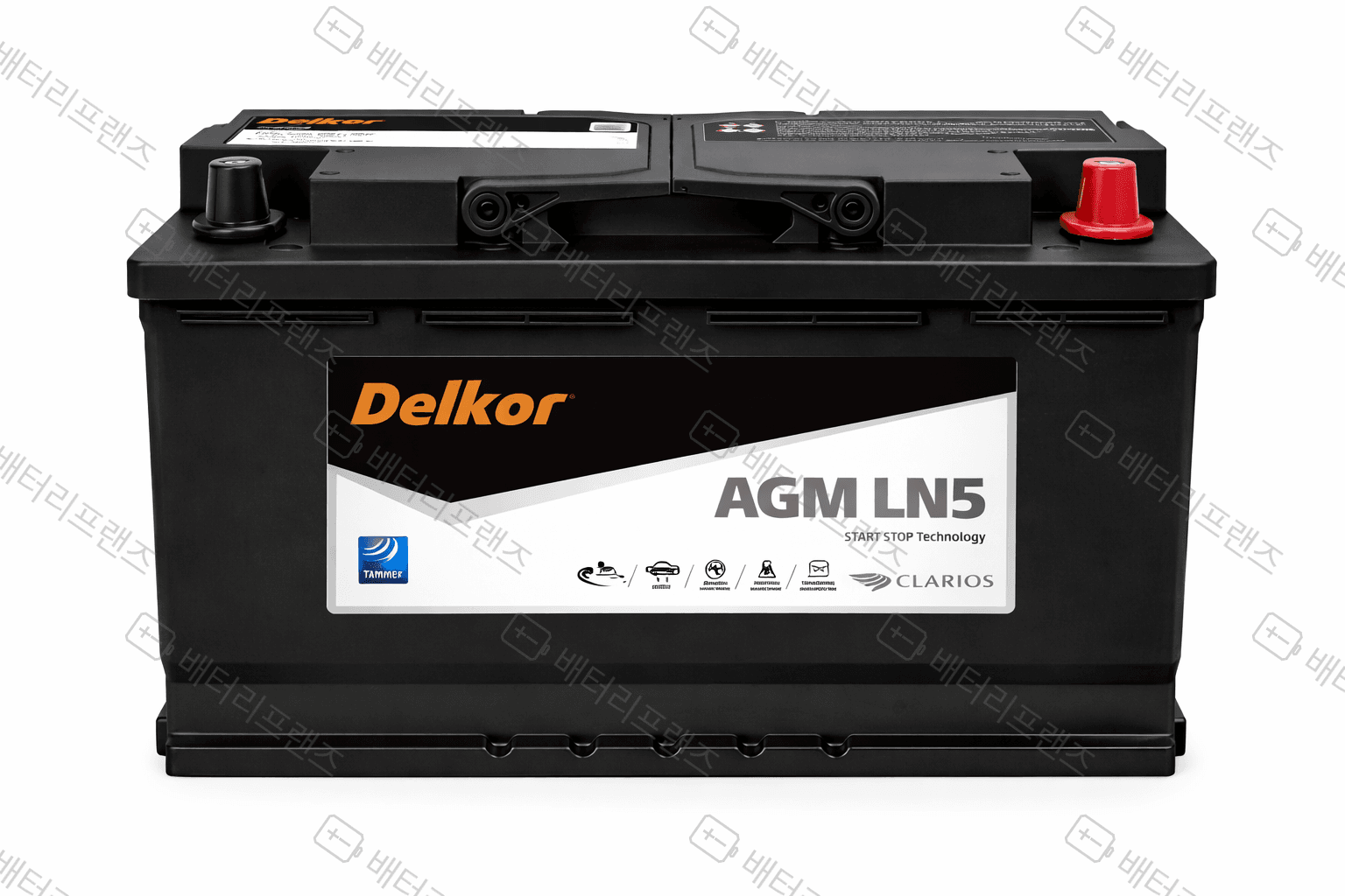 델코 Delkor AGM LN5(Black) 자동차 배터리 차량용 자가교체 교체용