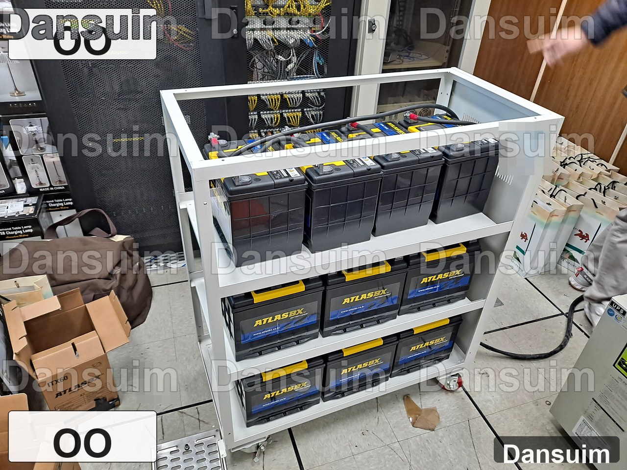 OO 현장 산업용 배터리 교체 사례 04 (ITX60_16EA) | UPS 배터리 설치