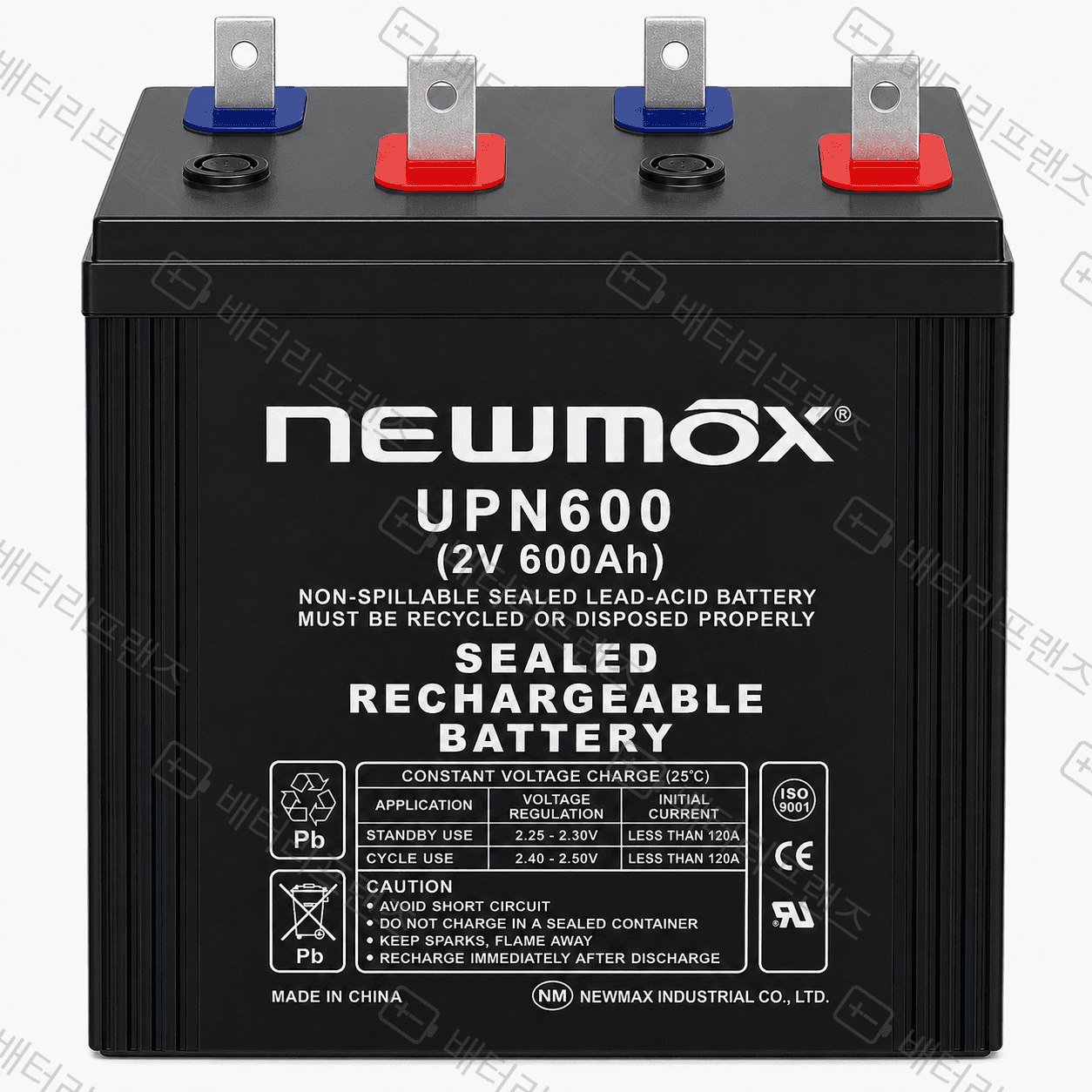대진전지 뉴맥스 UPN600 2V 600Ah 산업용 배터리 UPS 비상전원용