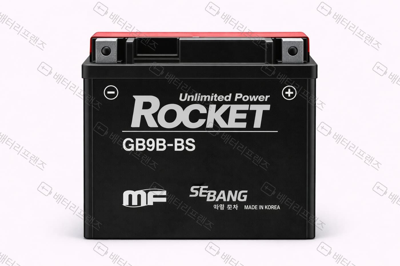 로케트 세방 배터리 (로케트) GB9B-BS 자동차 배터리 차량용 자가교체 교체용