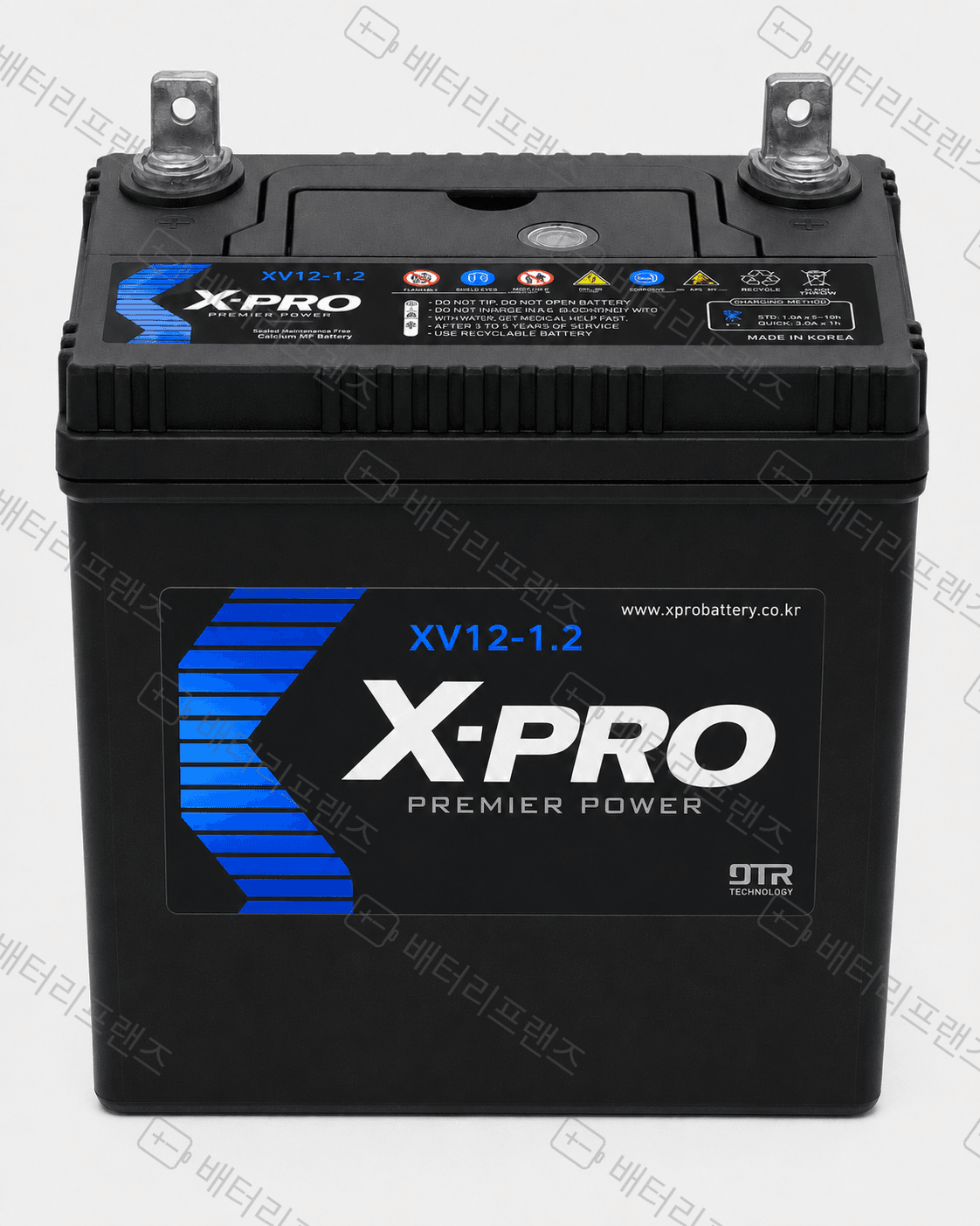 엑스프로 XV12-1.2 12V 1.2Ah 산업용 배터리 UPS 비상전원용
