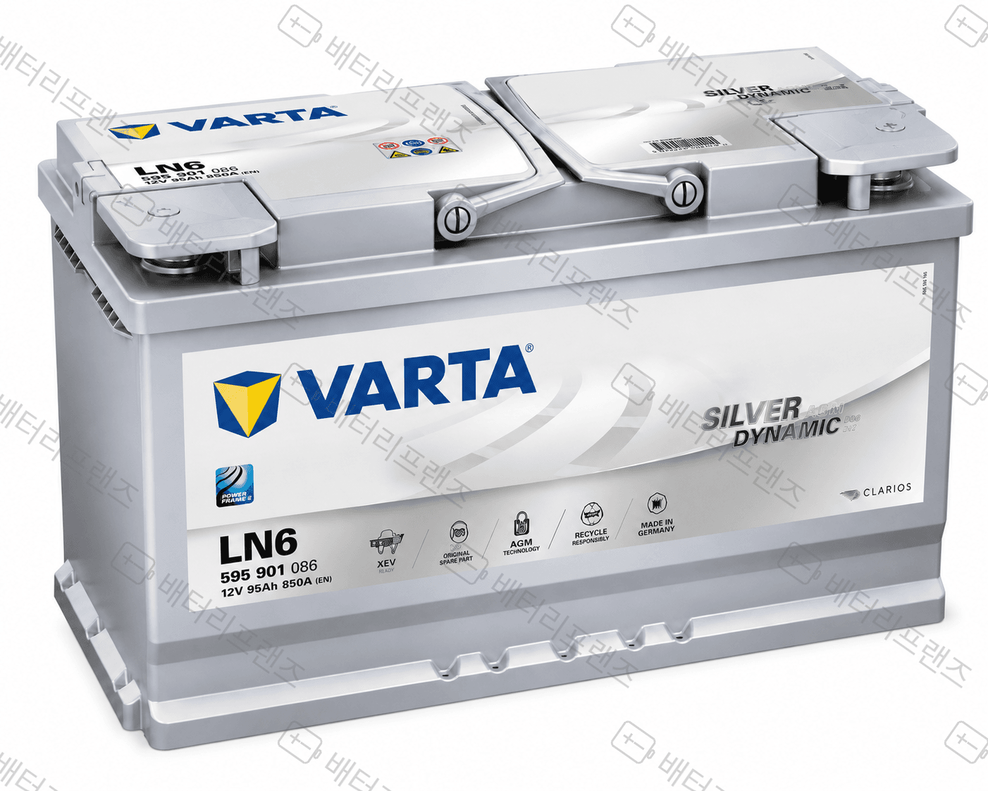 바르타 VARTA SILVER LN6(AGM105) 자동차 배터리 차량용 자가교체 교체용