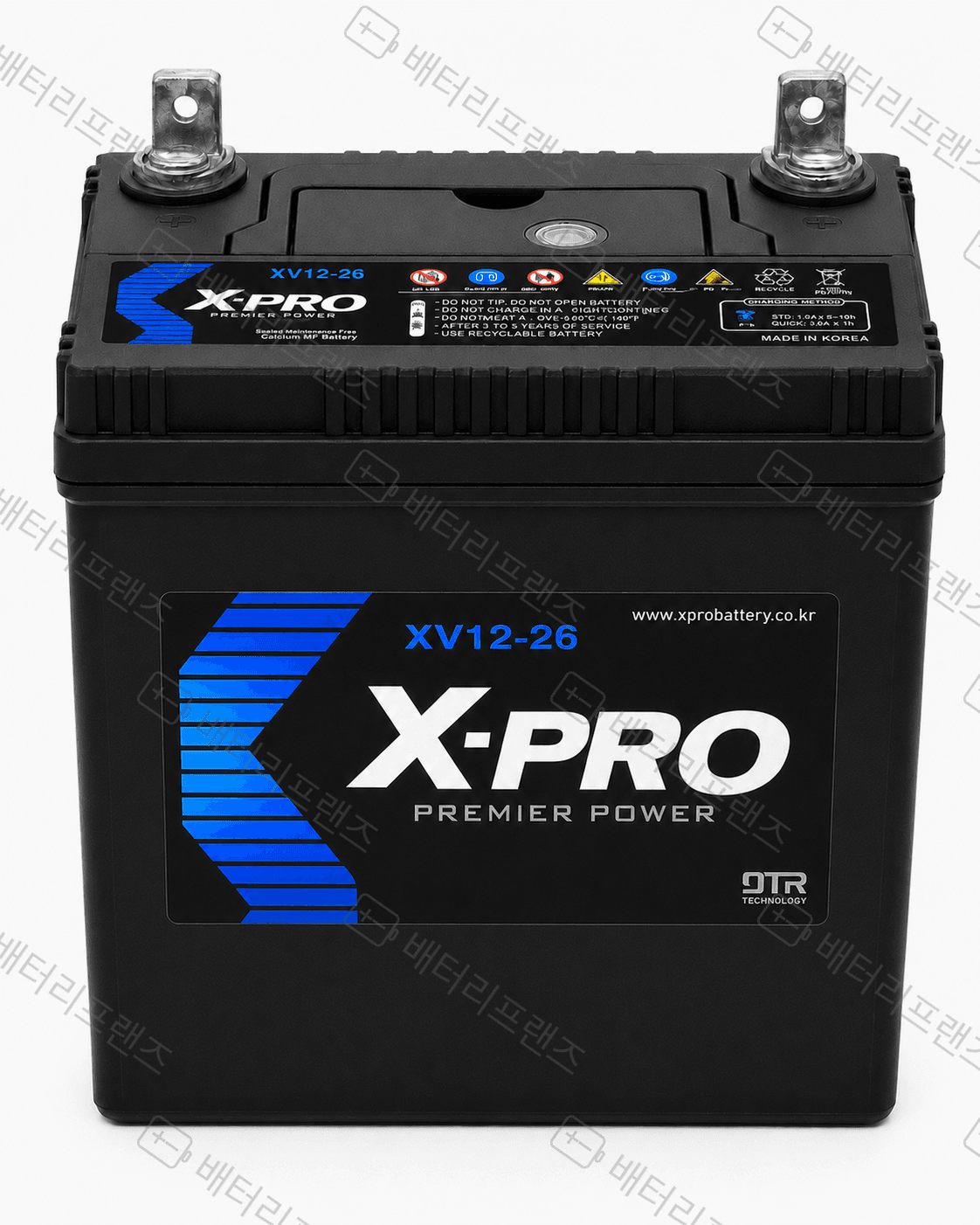 엑스프로 XV12-26 12V 26Ah 산업용 배터리 UPS 비상전원용