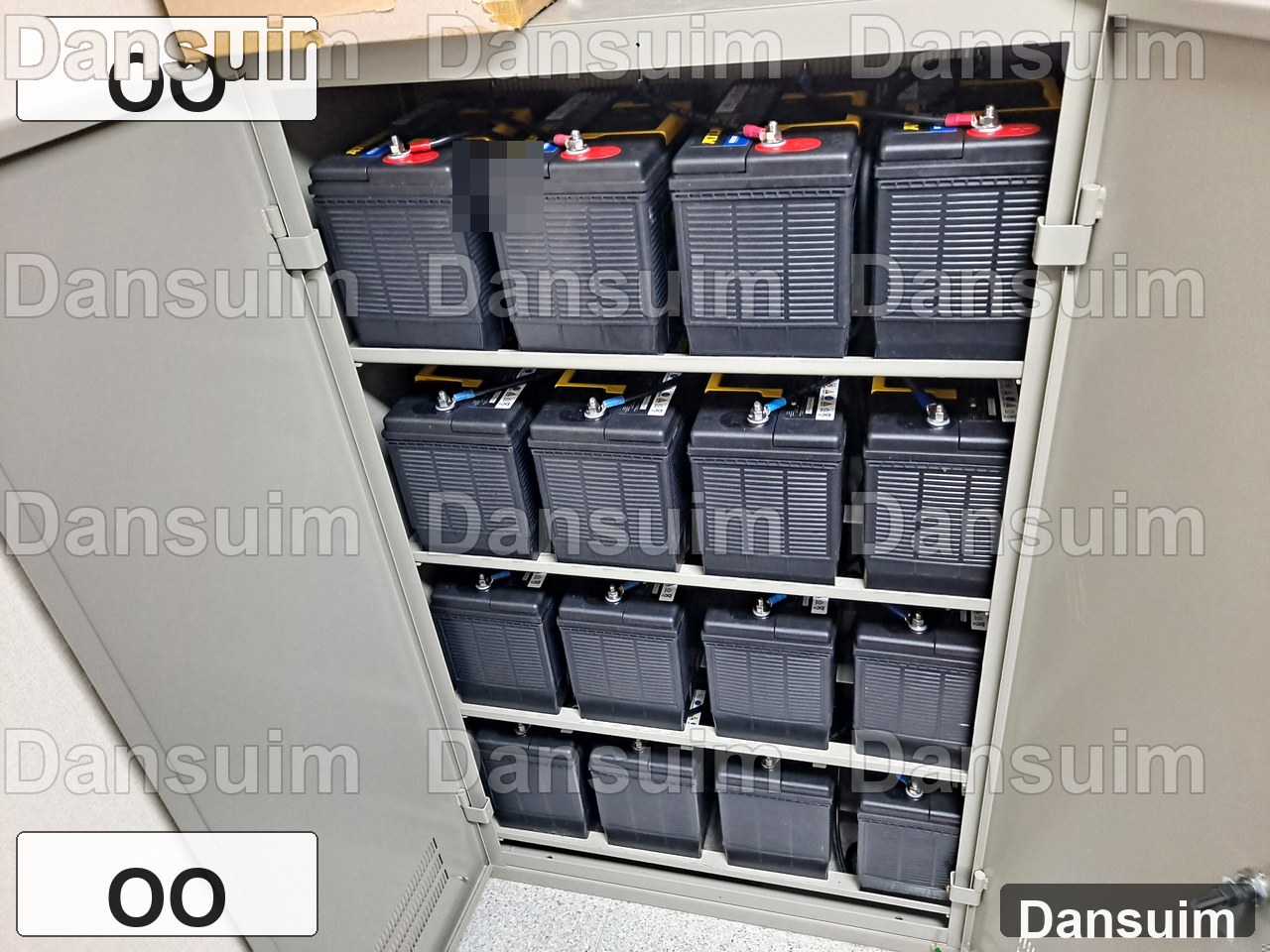 OO 현장 산업용 배터리 교체 사례 35 (ITX100_32EA,ITX80D_32EA,ITX60_240EA) | UPS 배터리 설치