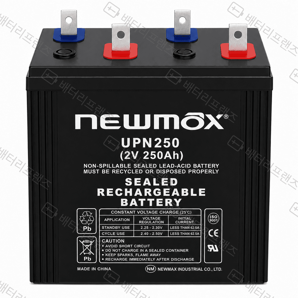 대진전지 뉴맥스 UPN250 2V 250Ah 산업용 배터리 UPS 비상전원용