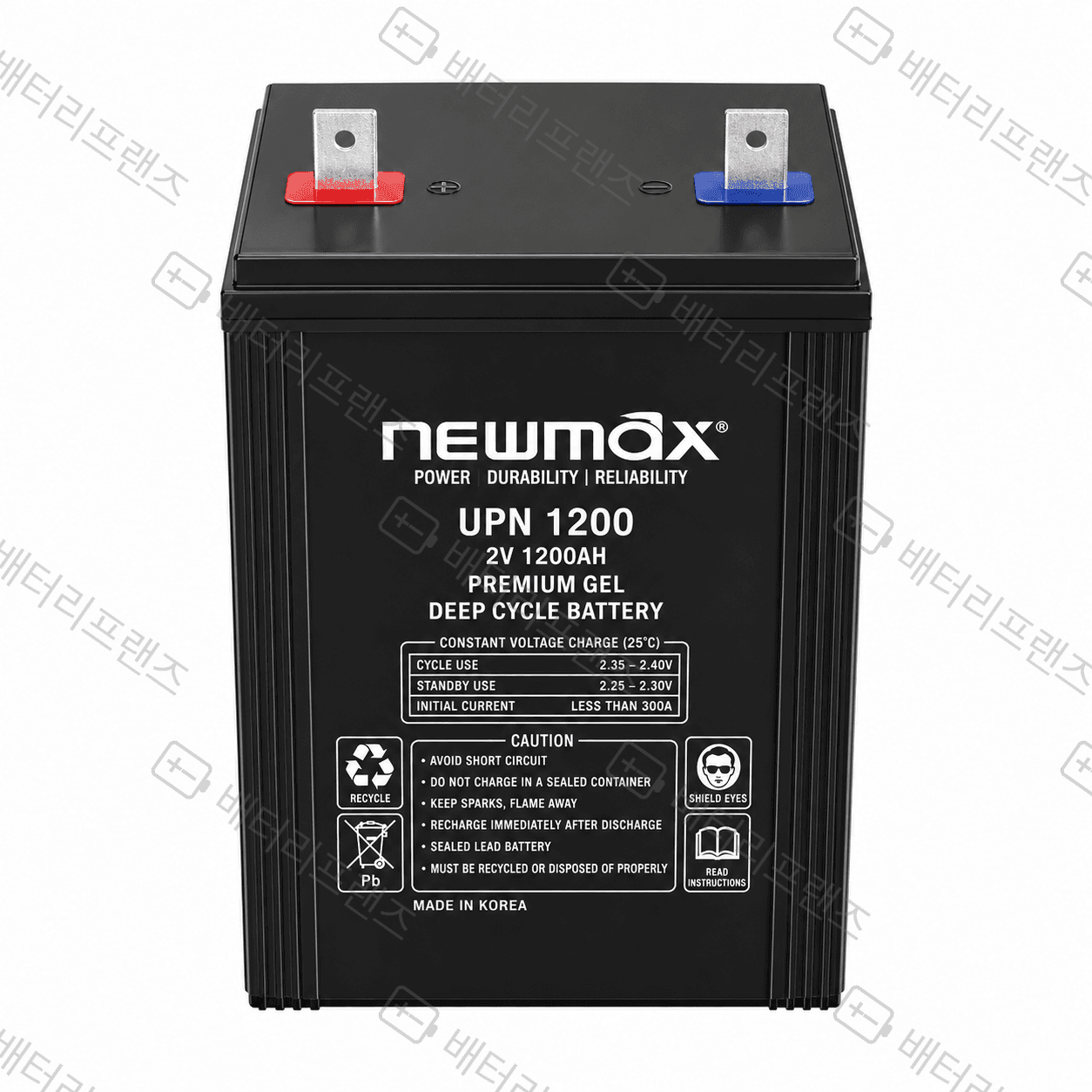 대진전지 뉴맥스 UPN1200 2V 1200Ah 산업용 배터리 UPS 비상전원용