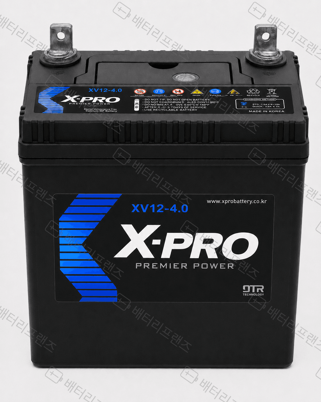 엑스프로 XV12-4.0 12V 4Ah 산업용 배터리 UPS 비상전원용
