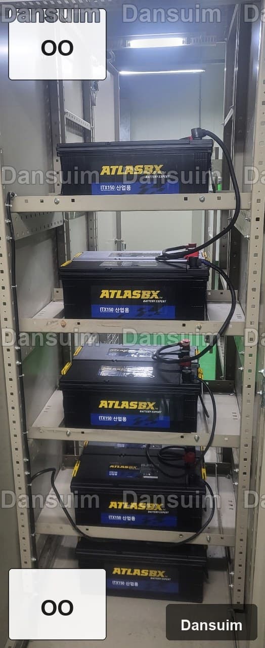 OO 현장 산업용 배터리 교체 사례 4 (ITX200_38EA,ITX150_9EA_교체) | UPS 배터리 설치