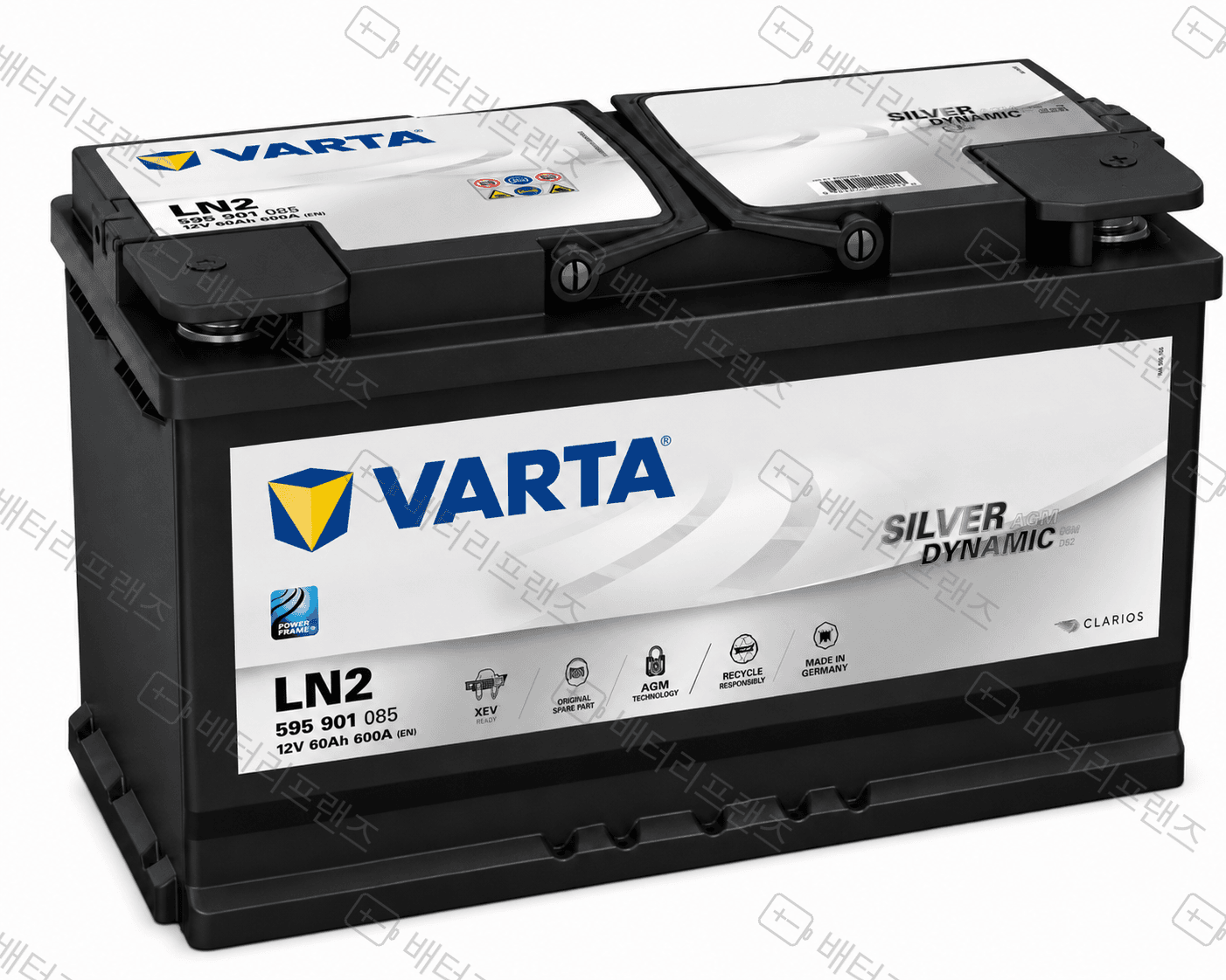 바르타 VARTA BLACK AGM LN2(AGM60) 자동차 배터리 차량용 자가교체 교체용