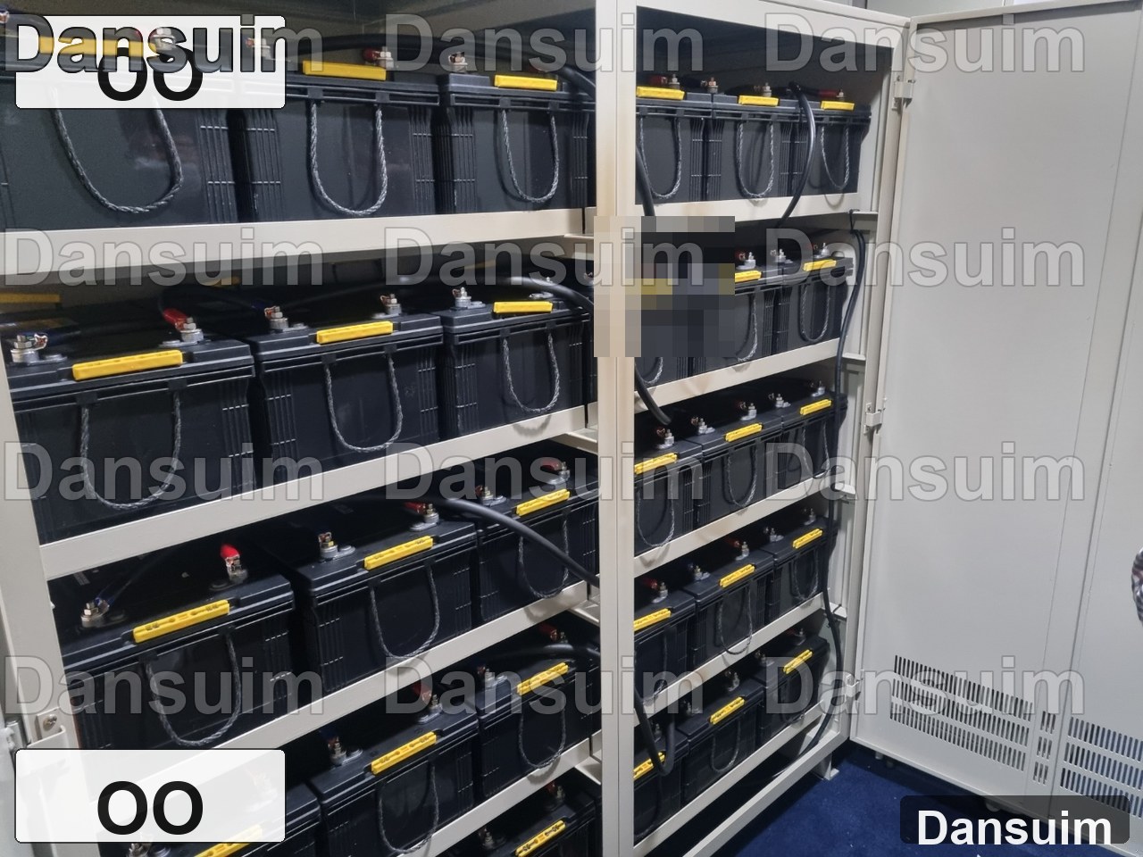 OO 현장 산업용 배터리 교체 사례 1 (ITX250_30EA_교체) | UPS 배터리 설치