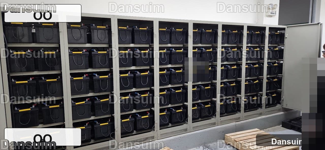 OO 현장 산업용 배터리 교체 사례 10 (ITX250_90EA_교체) | UPS 배터리 설치