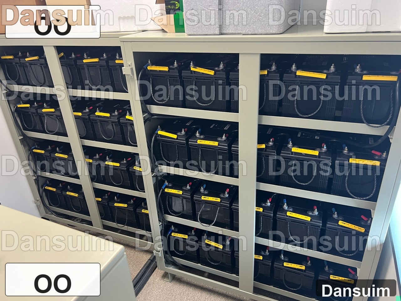 OO 현장 산업용 배터리 교체 사례 4 (ITX150_40EA_교체) | UPS 배터리 설치