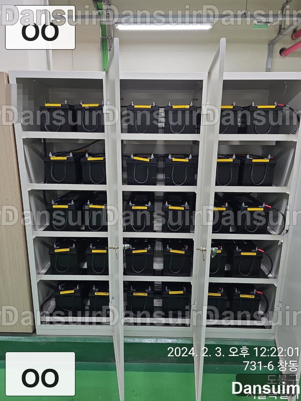 OO 현장 산업용 배터리 교체 사례 4 (ITX150_30EA,ITX200_2EA_교체) | UPS 배터리 설치
