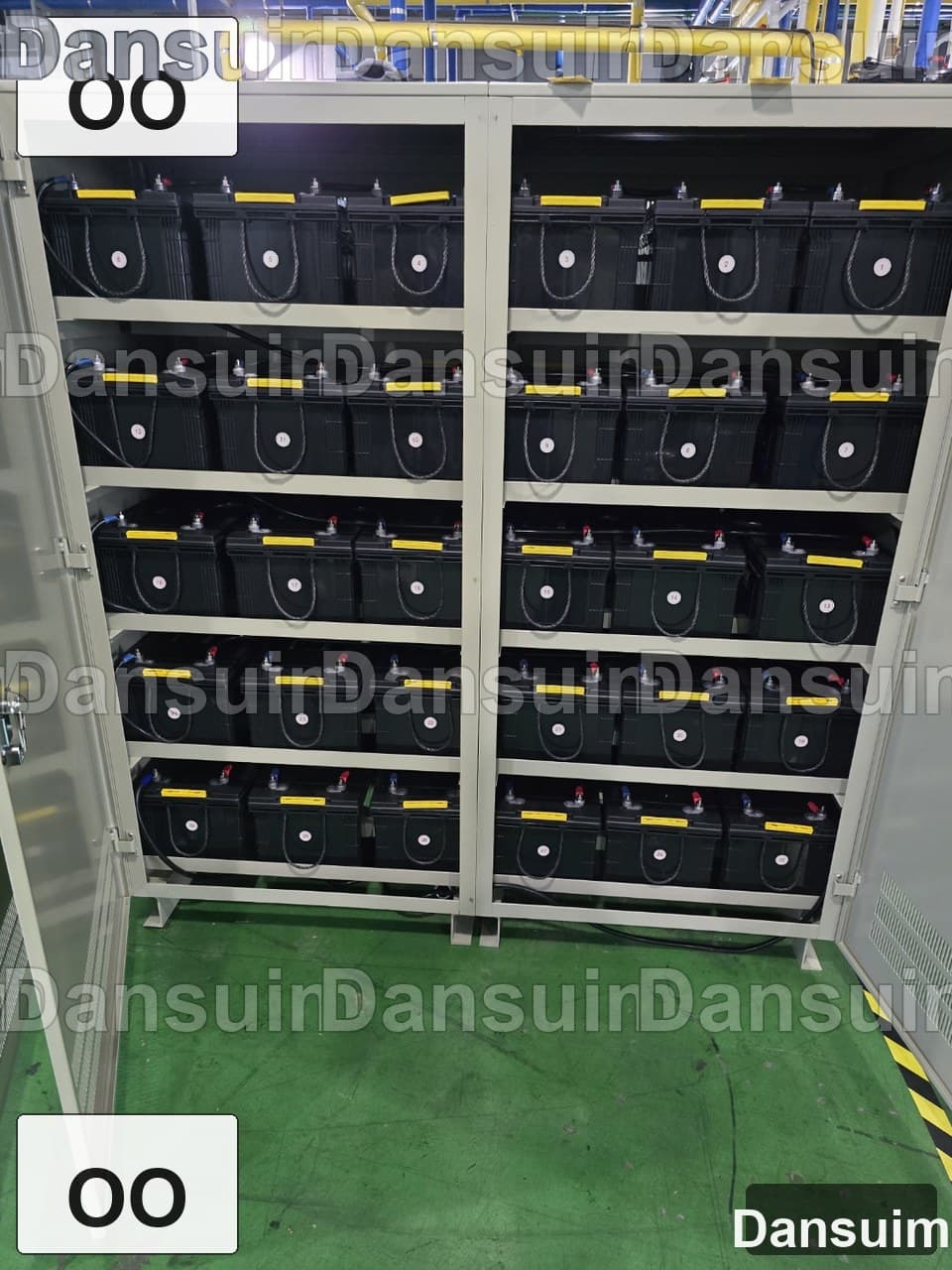 OO 현장 산업용 배터리 교체 사례 6 (ITX250_30EA_교체) | UPS 배터리 설치