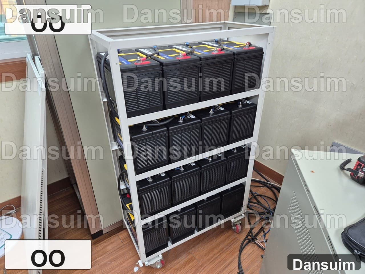 OO 현장 산업용 배터리 교체 사례 50 (ITX100_48EA) | UPS 배터리 설치