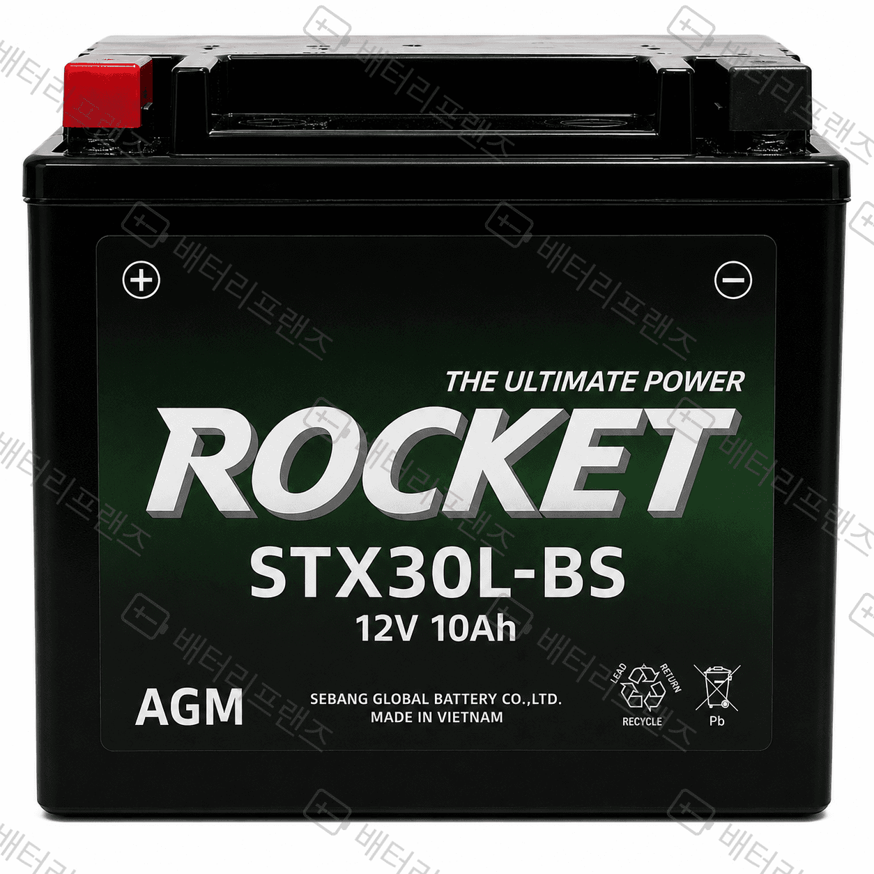 로케트 STX30L-BS 오토바이 배터리 바이크 교체용