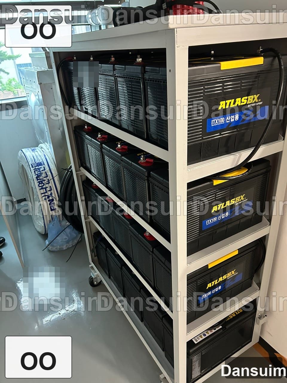 OO 현장 산업용 배터리 교체 사례 2 (ITX150_20EA,ITX100_20EA_교체) | UPS 배터리 설치