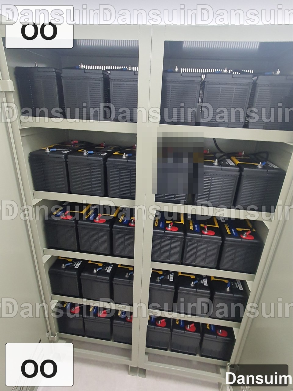 OO 현장 산업용 배터리 교체 사례 1 (ITX200_16EA,ITX100_30EA_교체) | UPS 배터리 설치