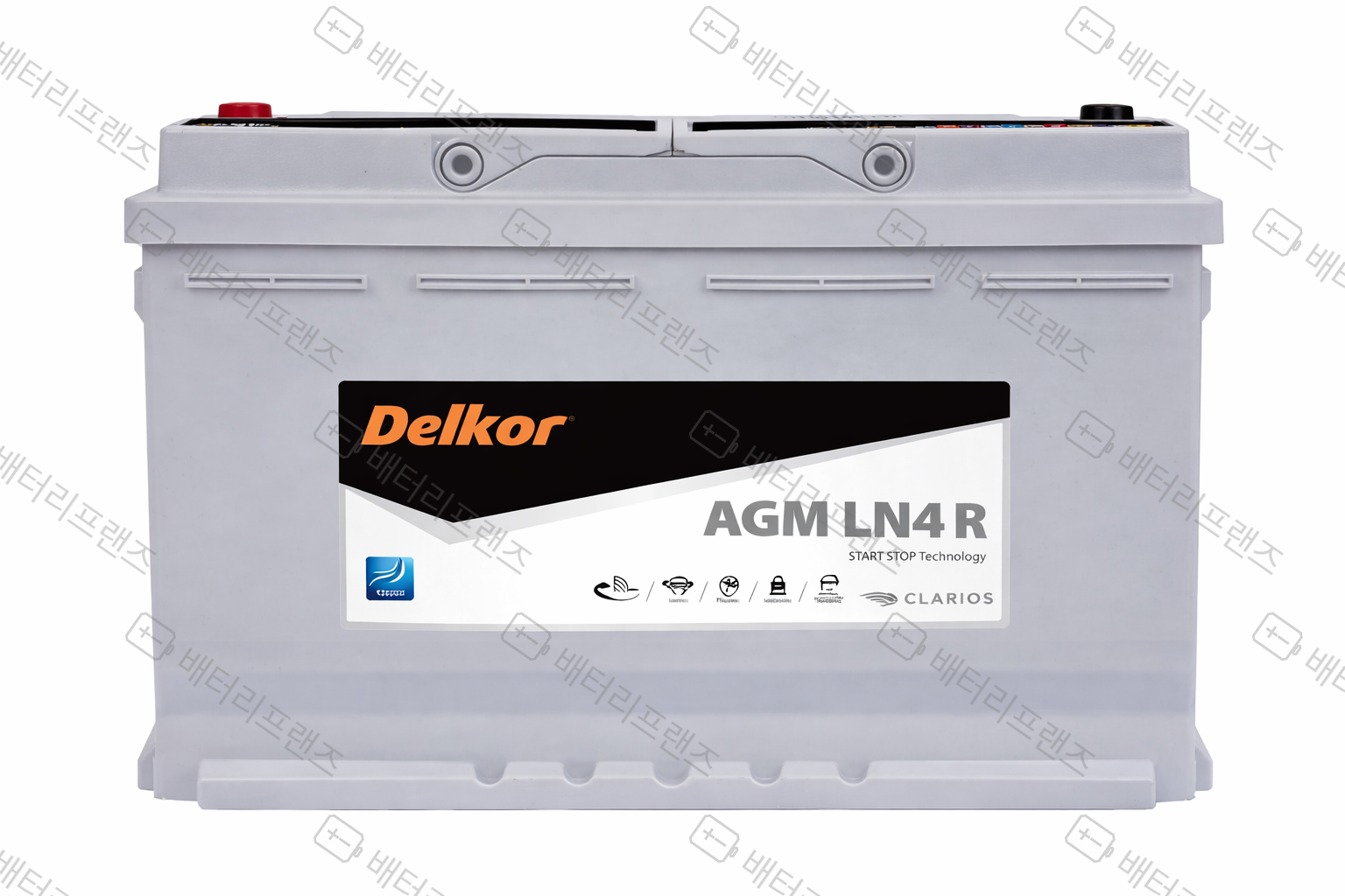 델코배터리 AGM LN4 R Silver / Delkor AGM LN4 R Silver