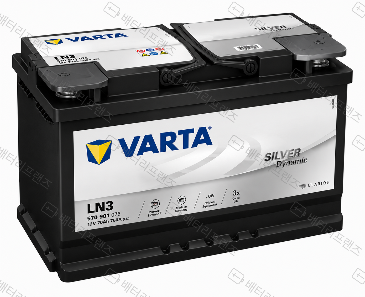 바르타 BLACK AGM LN3(AGM70) / Varta BLACK AGM LN3(AGM70)